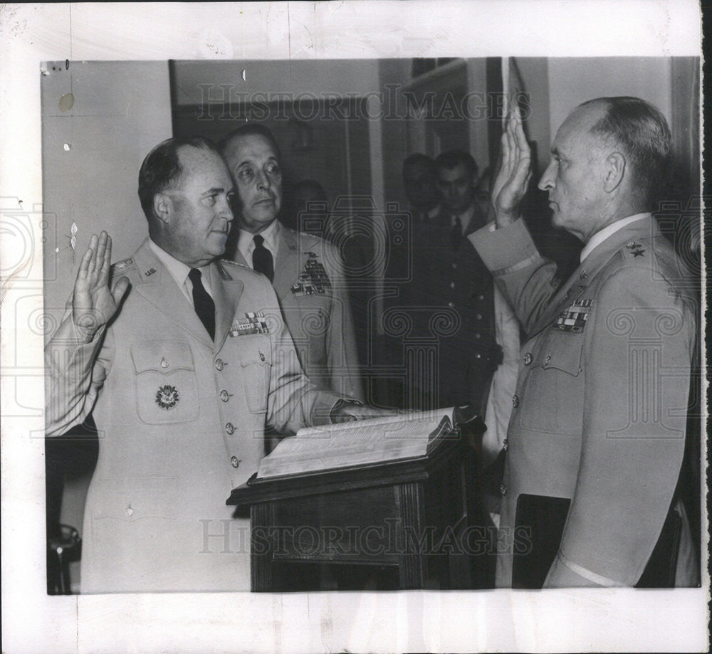 1959 Press Photo Gen. George H. Decker Vice Chief Of Staff Of The Army Maj. Gen. - Historic Images