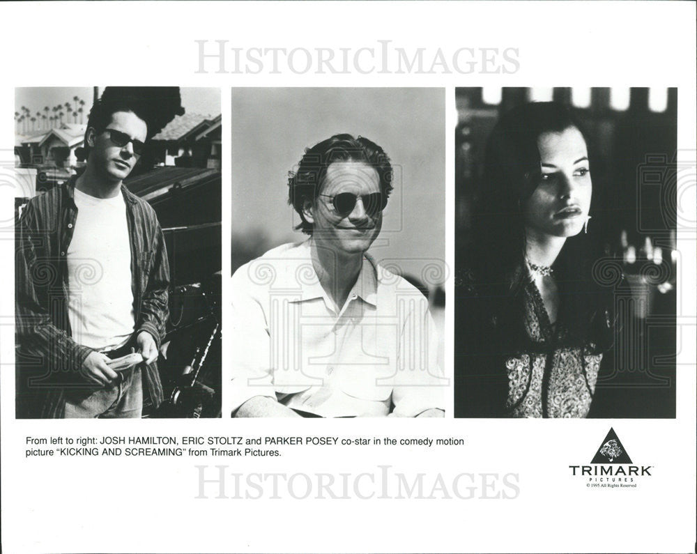 Press Photo Eric Stoltz Parker Posey Trimark Picture Comedy Motion Josh Hamilton - Historic Images