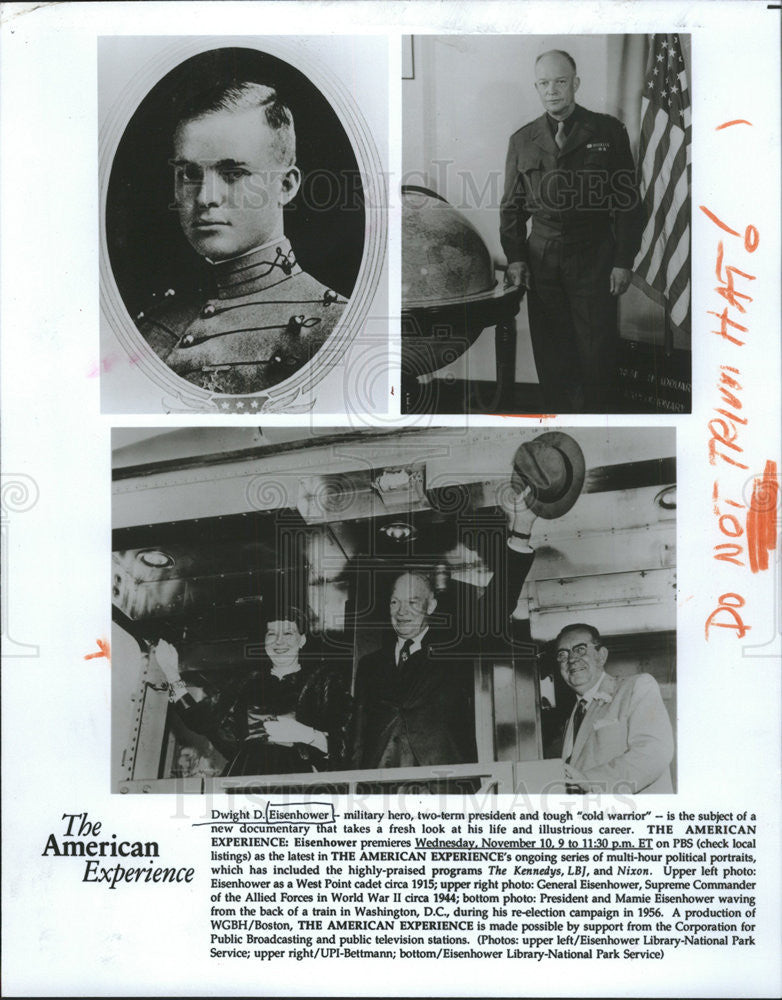 1933 Press Photo Dwight Eisenhower Military hero - Historic Images