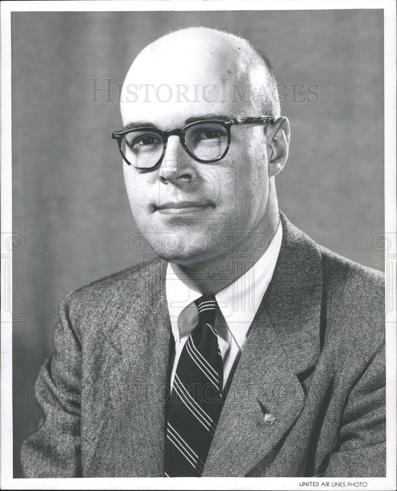 1960 Press Photo photograph commander USAF Military Air Transport Service - Historic Images