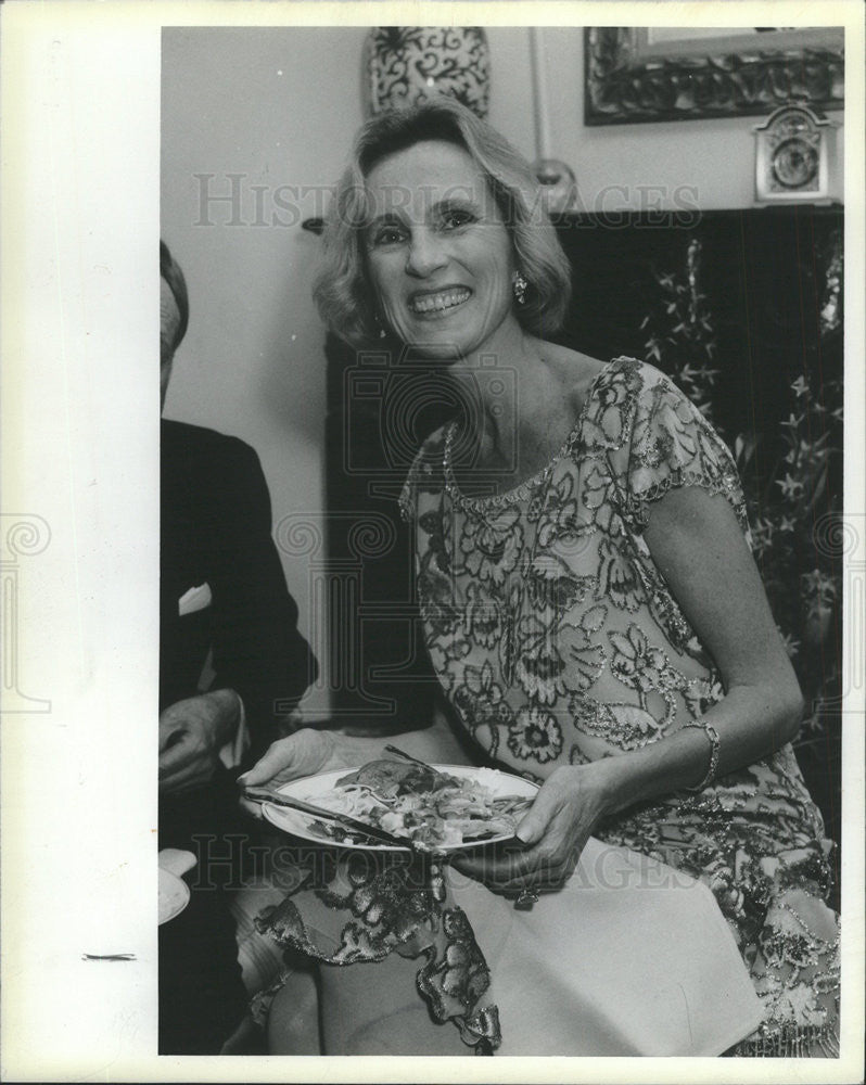 1985 Press Photo Marie Cummings Heads Women&#39;s Board of the Chicago City Ballet - Historic Images