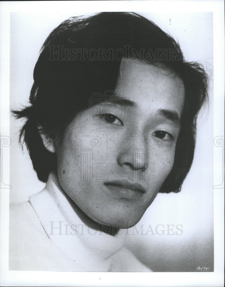 1977 Press Photo  Close-up Of Conductor Kazuhiro Koizumi - Historic Images