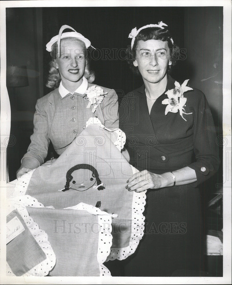 1954 Press Photo Sol De Lee Program Chairman Mrs Arthur Koff President Chicago - Historic Images