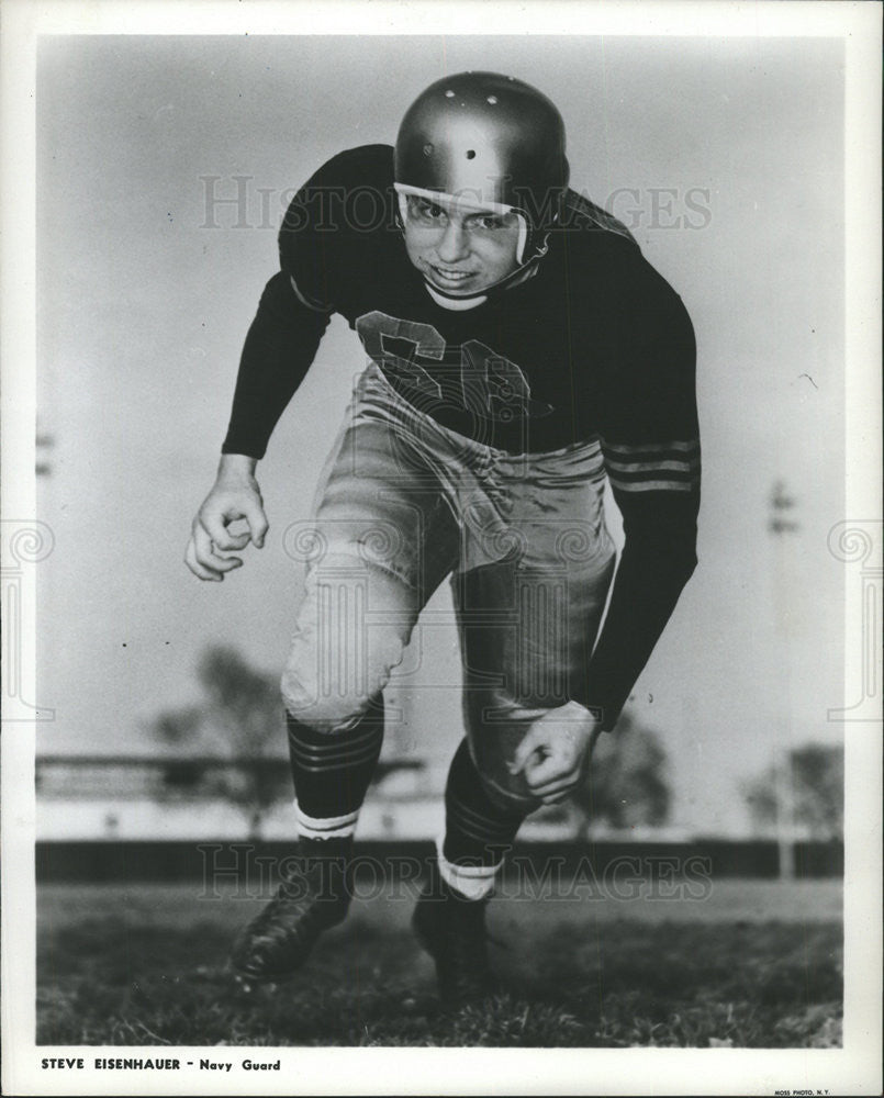 1953 Press Photo Steve Eisenhauer American Elected College Football Hall  Fame - Historic Images