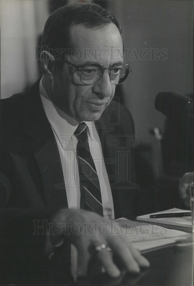 1988 Press Photo Gov. Mario Cuomo New York - Historic Images