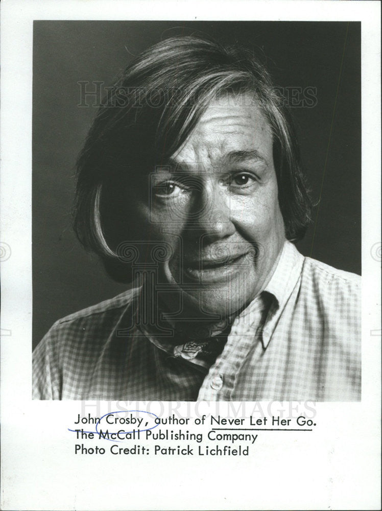 1970 Press Photo John Crosbyauthor Patrick Lichfield McCall Publishing Company - Historic Images