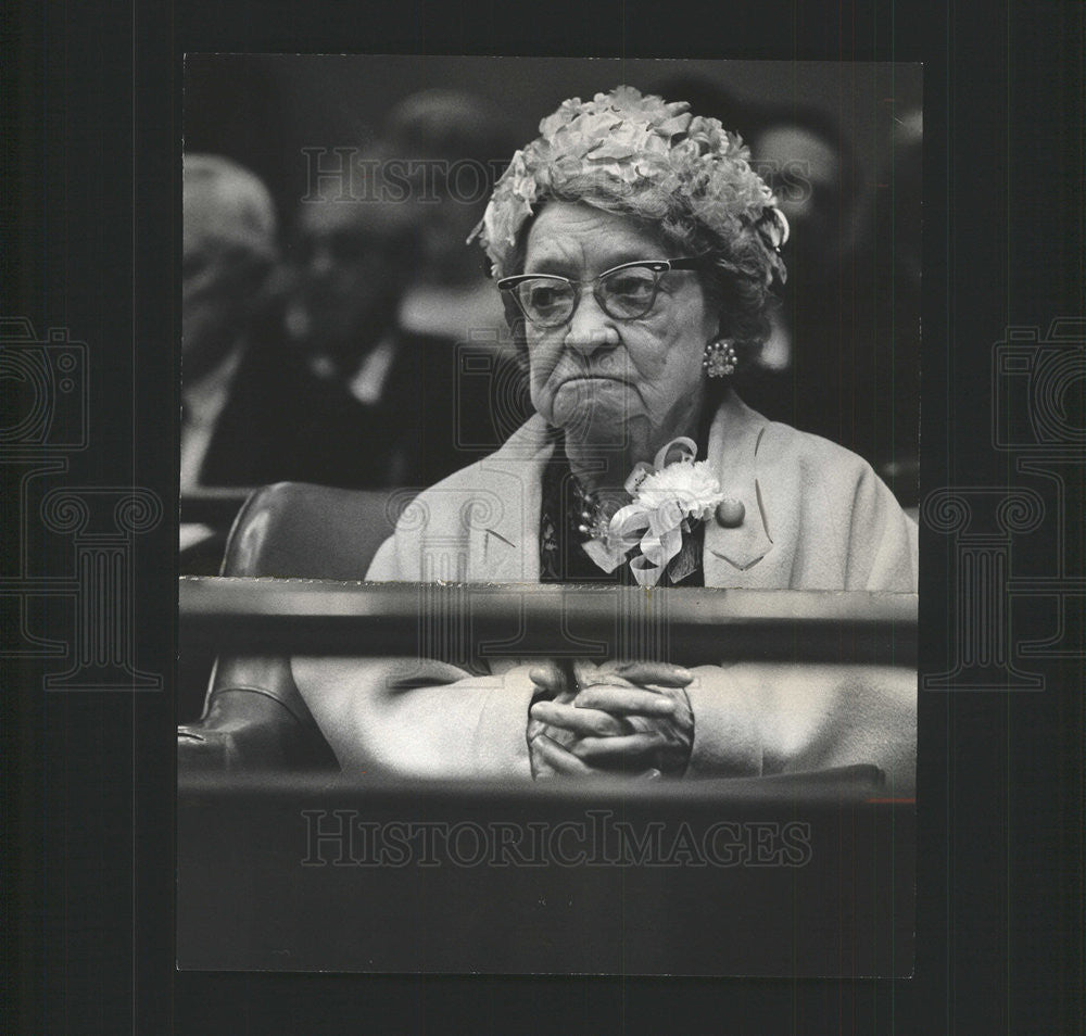 1966 Press Photo Senior Citizens Hall of Fame - Historic Images