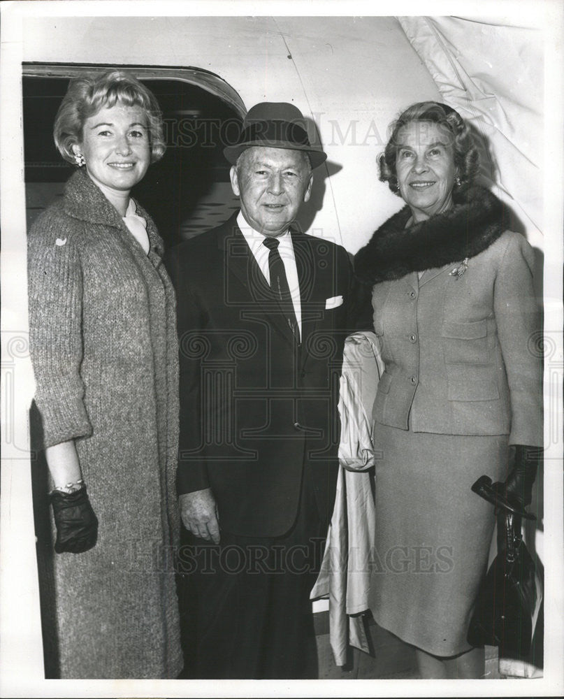 1965 Press Photo Horatic Alger Award Mrs James Kennedy United Air line Patterson - Historic Images