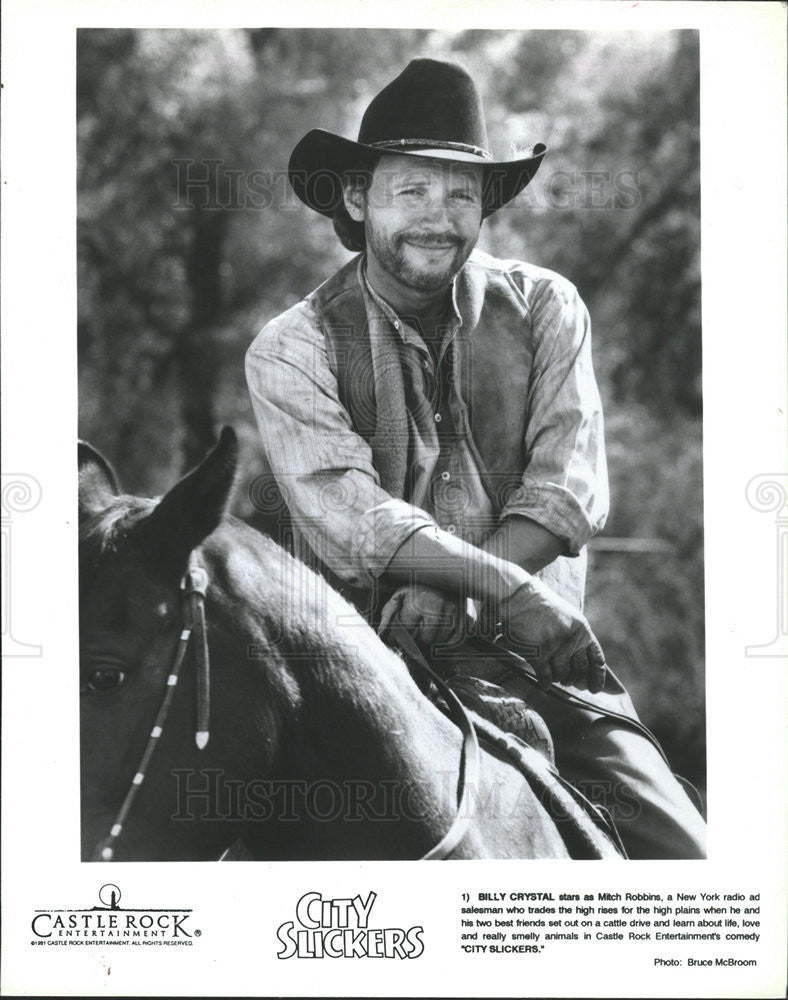 1991 Press Photo Billy Crystal &quot;City Slickers&quot; - Historic Images