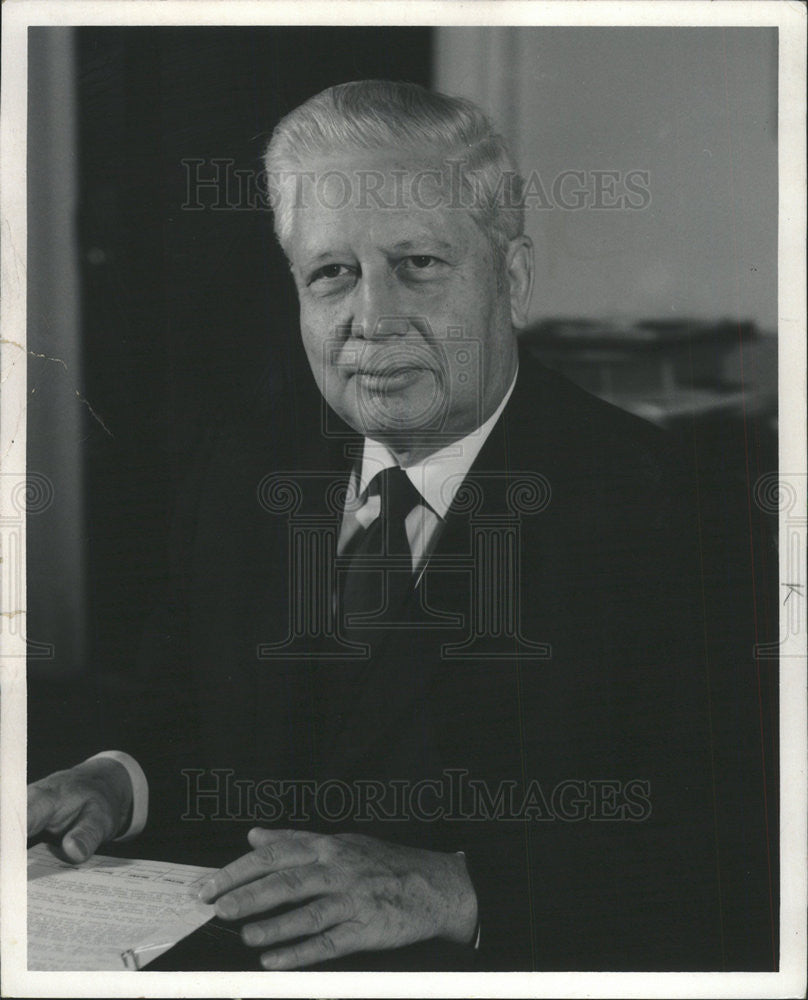 1970 Press Photo David Kennedy Secretary of Treasury - Historic Images