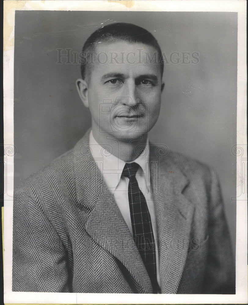 1956 Press Photo Chicago Dr.Eugene Kennedy Associate Professor Biochemistry - Historic Images