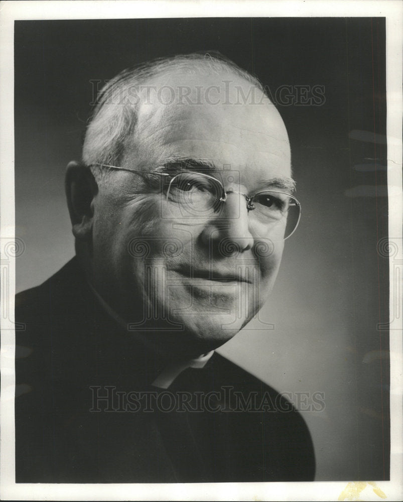 1958 Press Photo Father Franklyn Kennedy of St. Paul Seminary, St. Paul Minnesot - Historic Images