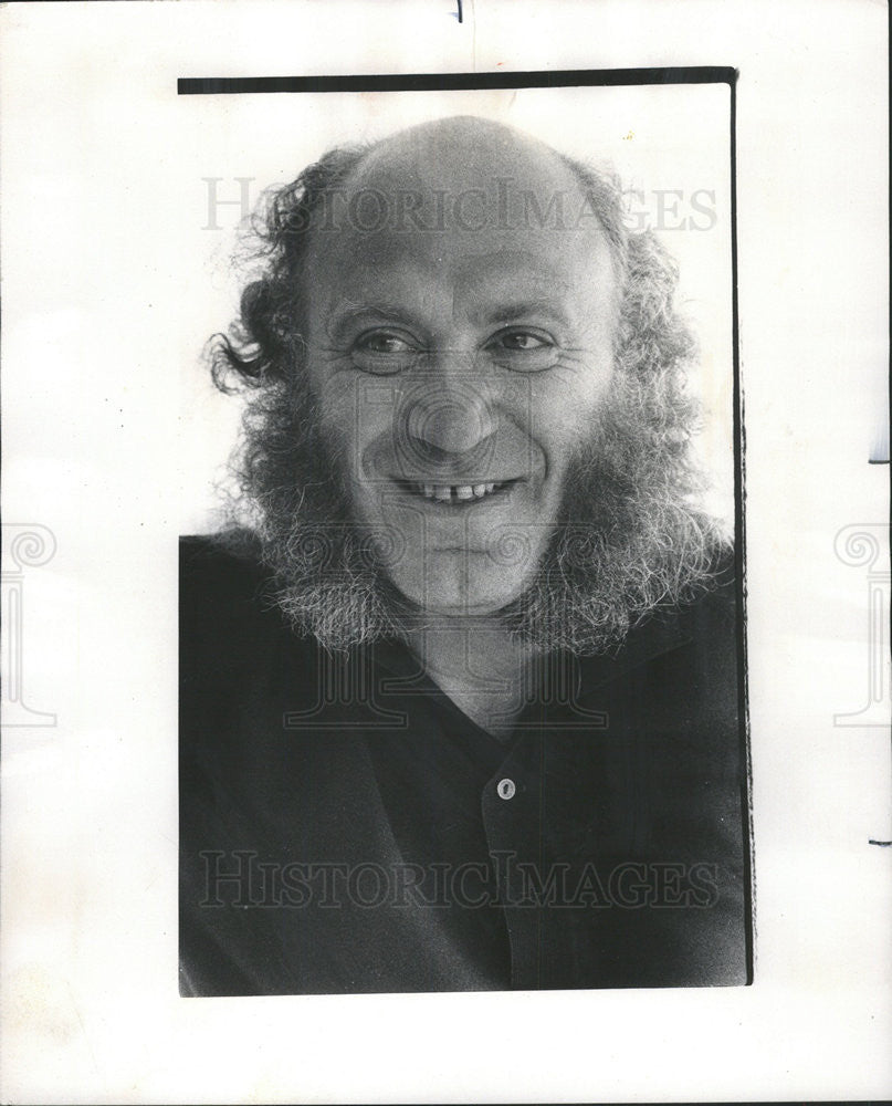 1975 Press Photo Communist Turned Zionist Micheal Agursky&#39;s Portait - Historic Images