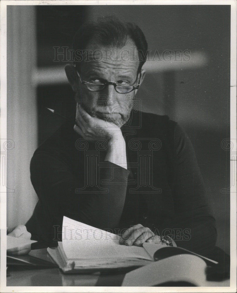 1969 Press Photo Hume Cronyn Canadian Stage Screen Actor - Historic Images