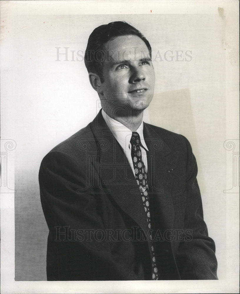 1954 Press Photo Doctor Robert Cromer - Historic Images