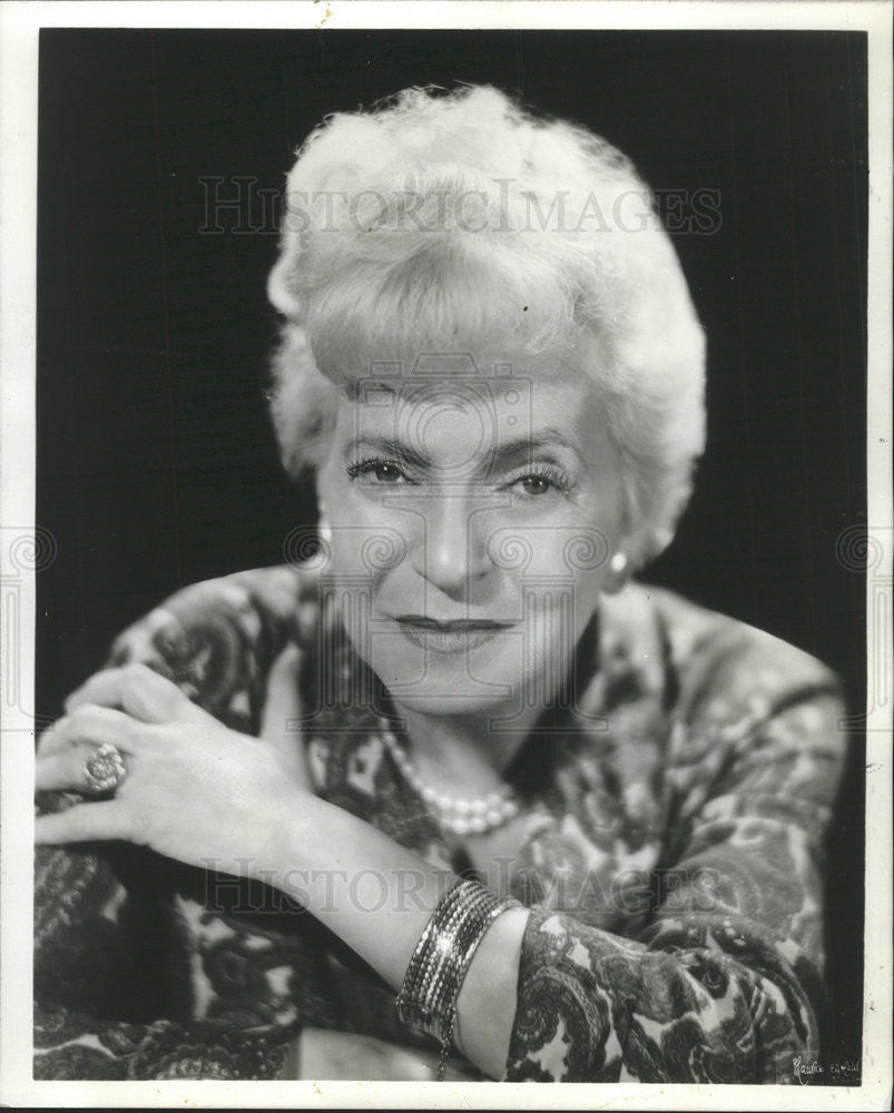 1970 Press Photo Ida Kaminska, European Yiddish Actress and Academy Nominee - Historic Images