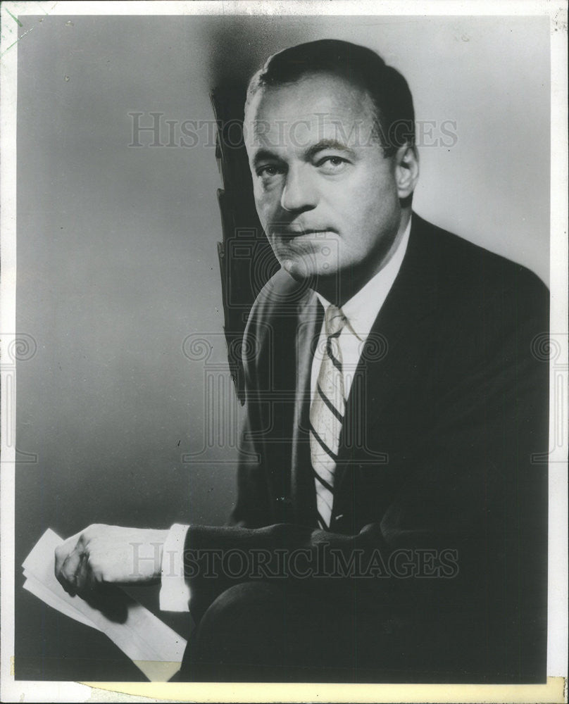 1969 Press Photo R.J. Adelman President CEO Arthur Rubloff Real Estate Firm - Historic Images