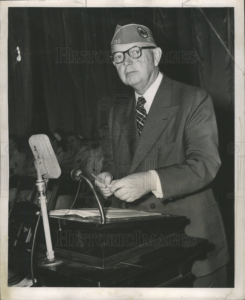 1950 Press Photo Martin Kennelly Convention Mophual Story - Historic Images