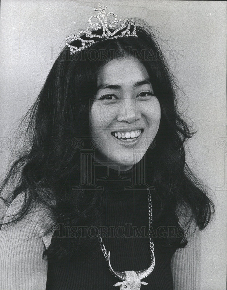 1973 Press Photo Sally Kao, queen - Historic Images