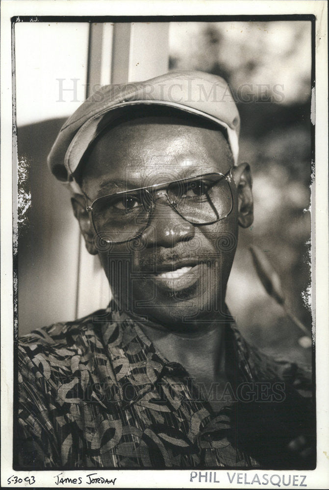 1995 Press Photo James Jorden is an American journalist - Historic Images