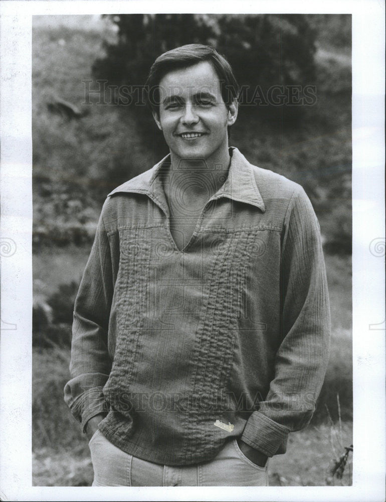 1977 Press Photo James Carroll Jordan Actor Billy Abbott Rich Man Poor ABC - Historic Images