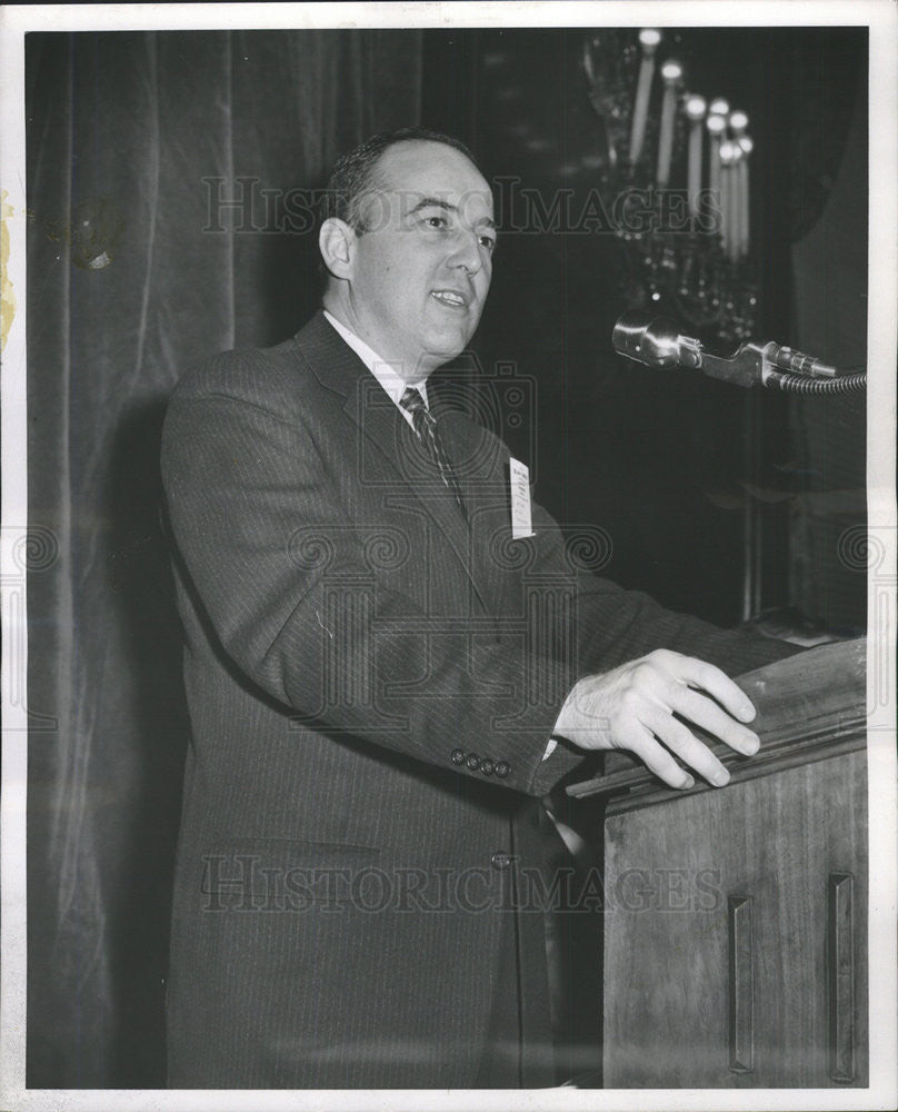 1958 Press Photo Emmet Dedmon, editor - Historic Images