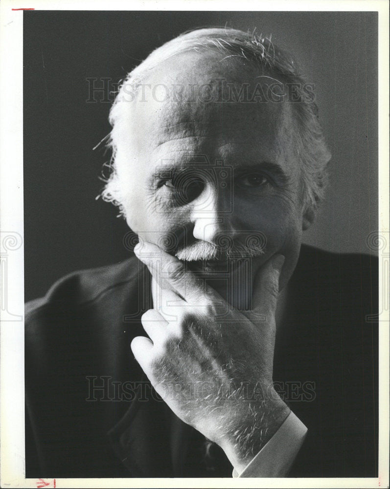 1984 Press Photo Marc de Coster Nancy Reagan&#39;s hairdresser - Historic Images