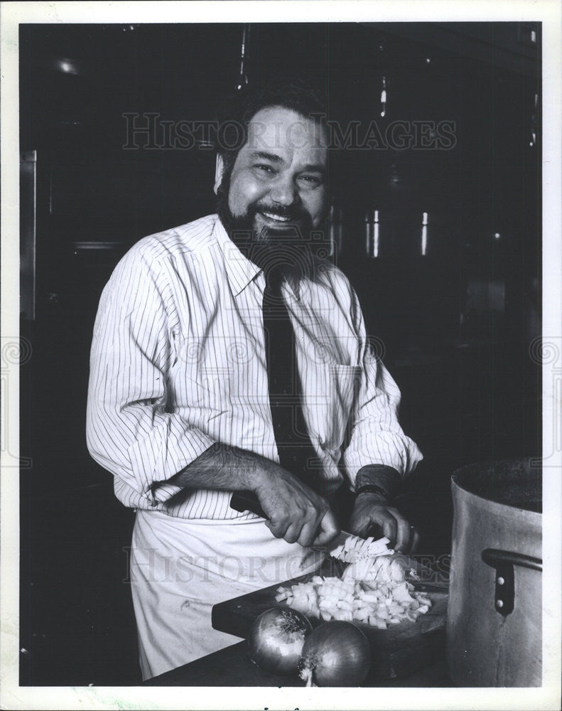 1983 Press Photo Narsai David, Chef - Historic Images
