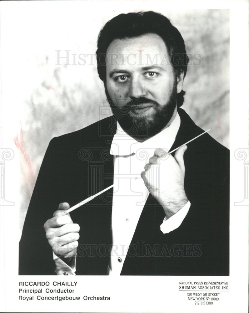 1993 Press Photo Riccardo Chailly Principal Conductor Royal Concertgebouw Music - Historic Images