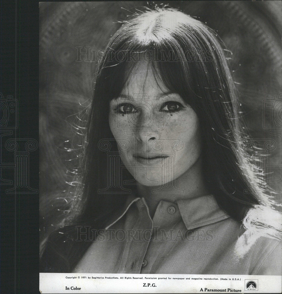 1972 Press Photo Geraldine Chaplin Portrays Carole McNeil Oliver Thomas Frank - Historic Images