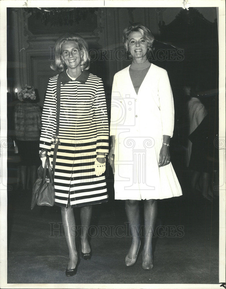 1966 Press Photo Chicago maternity Centers Luncheon Fashion Show - Historic Images