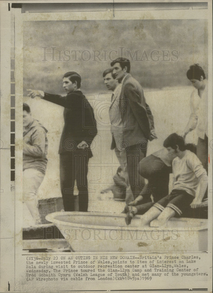 1969 Press Photo Prince Charles Prince of Wales Charles Philip Arthur George - Historic Images