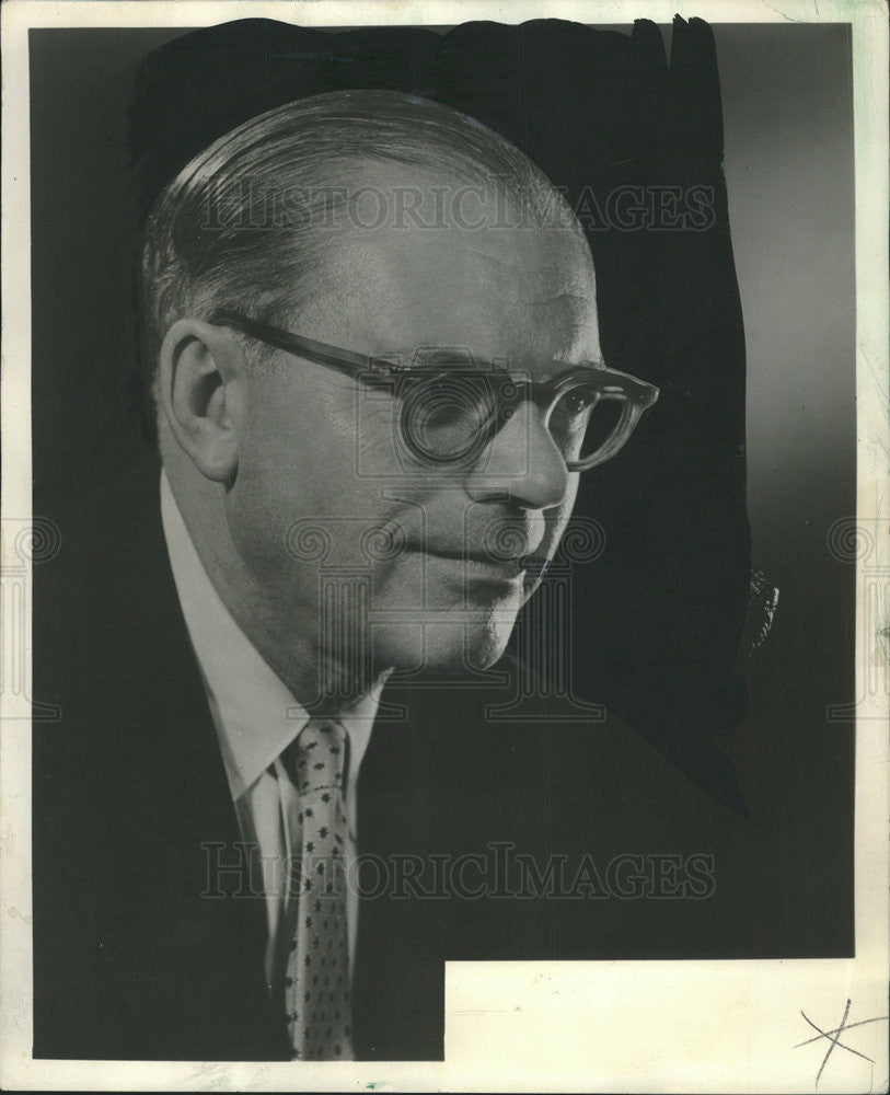 1965 Press Photo Bennett Cerf Board Chairman Robert Bernstein President House - Historic Images