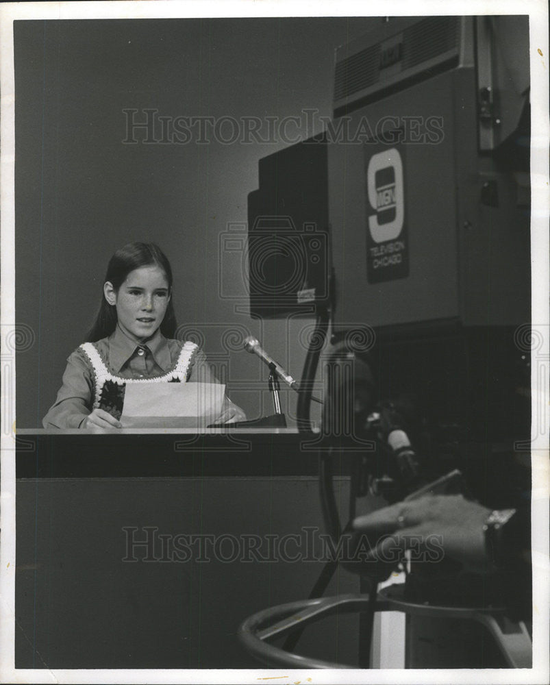 1972 Press Photo WGN Radio TV Recently Broadcast Editorial House Representative - Historic Images