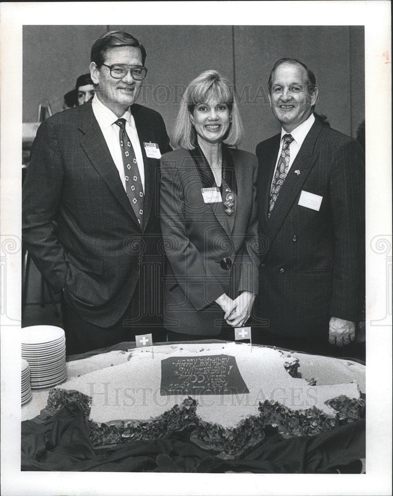 1991 Press Photo Swiss Grand Hotel 700 Years - Historic Images