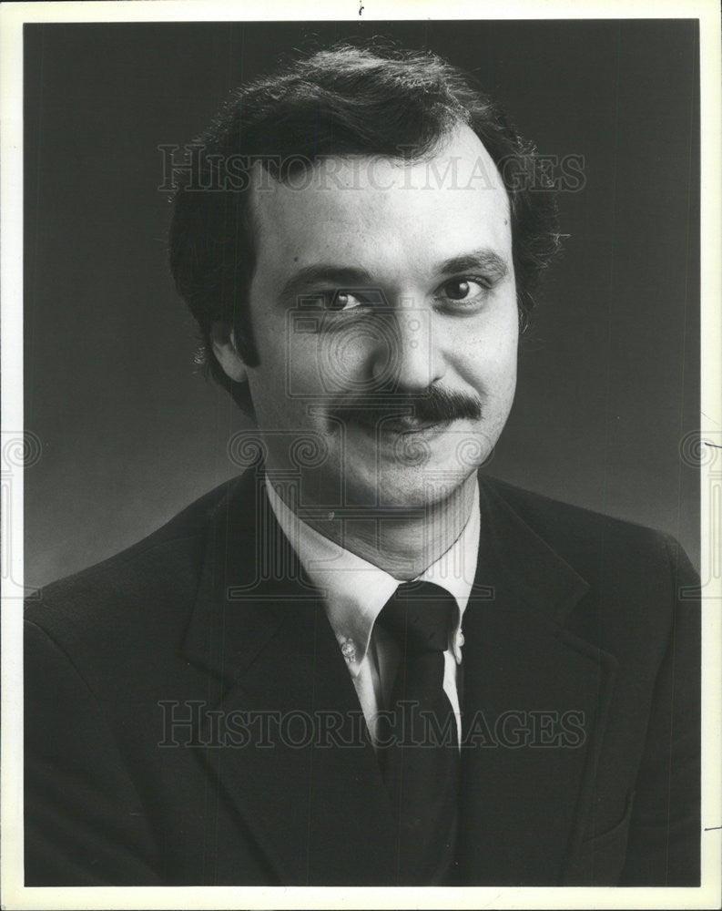 1984 Press Photo SportsVision's Jim Corno - Historic Images