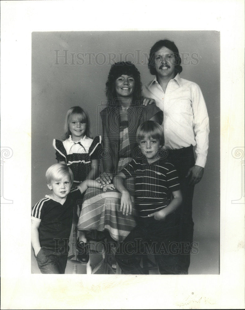 1985 Press Photo The Boni Family who died in an early morning accident - Historic Images