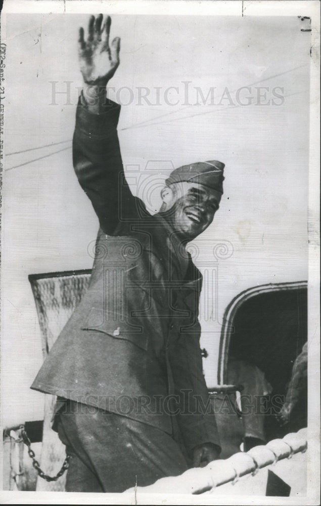 1953 Press Photo Major General William F Dean War Prisoner - Historic Images