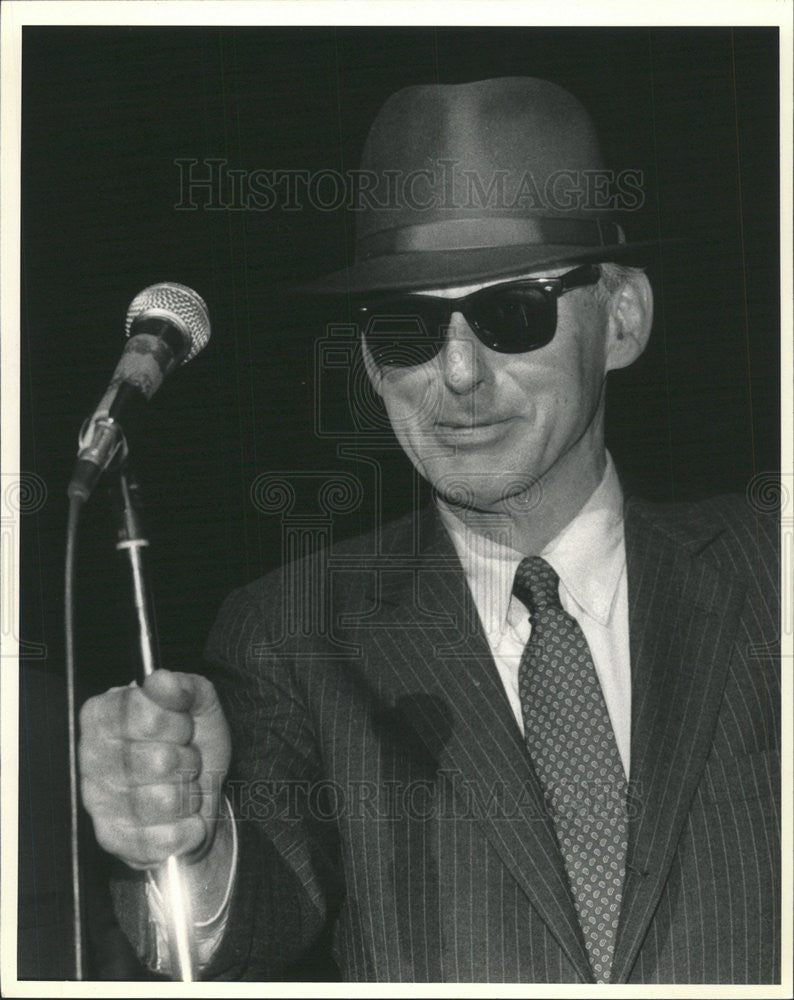 1986 Press Photo Entertainer Adlai Stevenson - Historic Images