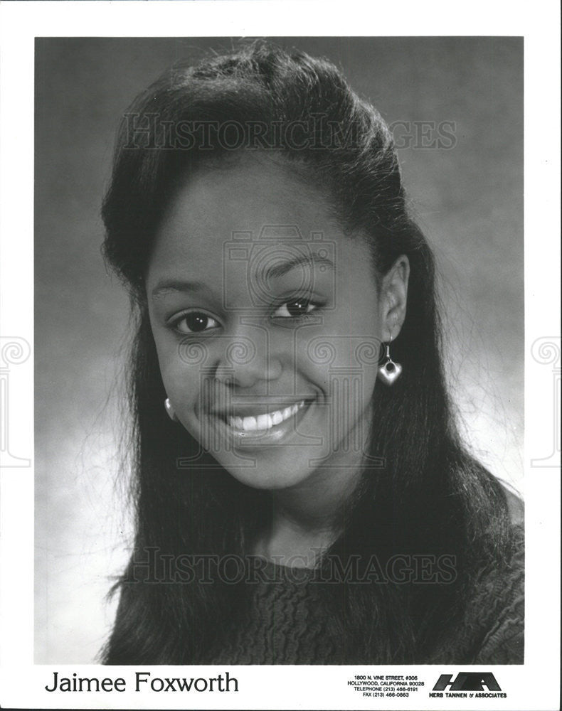 1996 Press Photo Jaimee Foxworth   Actress - Historic Images