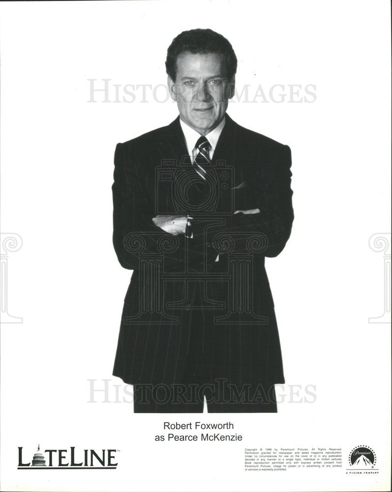 1998 Press Photo Robert Foxworth Stars In LATELINE - Historic Images