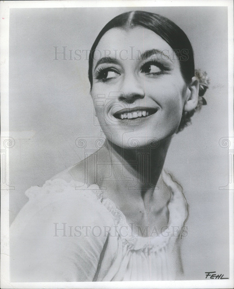 1971 Press Photo Carla Fracci American Ballet Theater Dancer Film Actress Italy - Historic Images