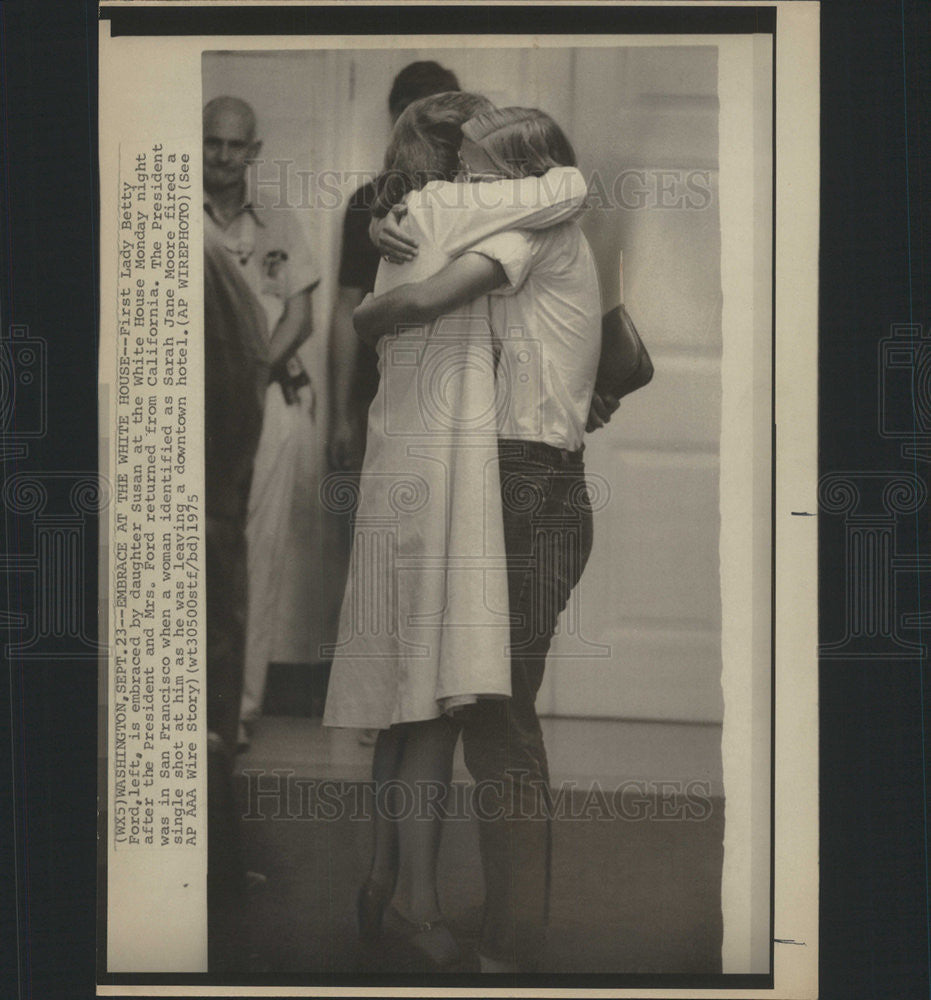 1975 Press Photo First Lady Betty Ford President - Historic Images