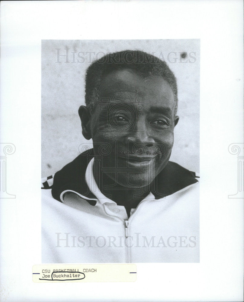 1975 Press Photo Joe Buckhalter CSU Basketball Coach - Historic Images