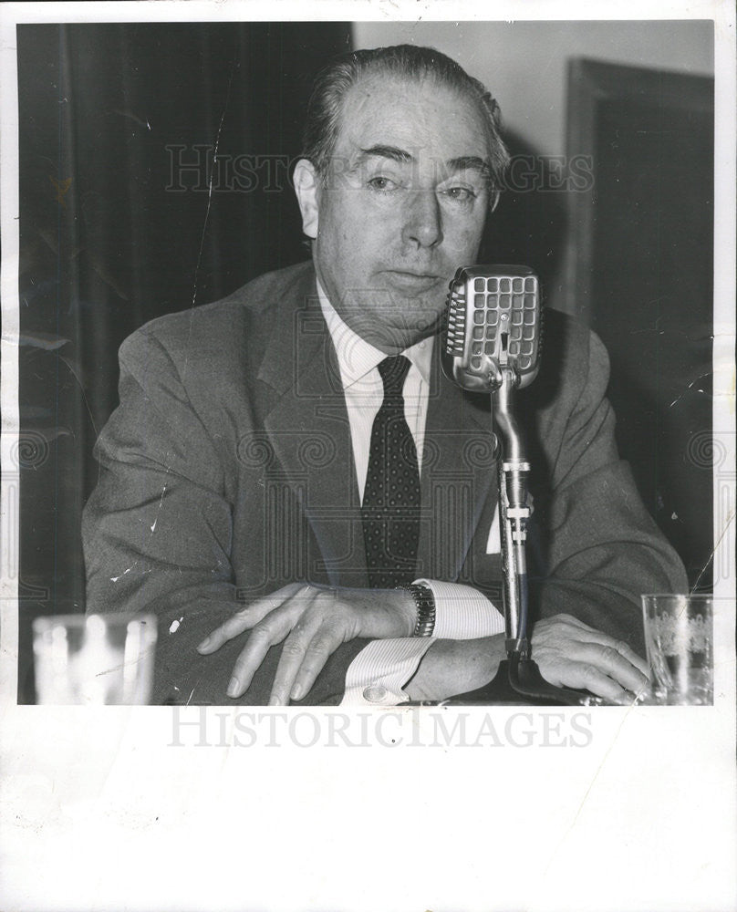 1959 Press Photo Charles Dearing  Illinois State Toll Highway Commission - Historic Images