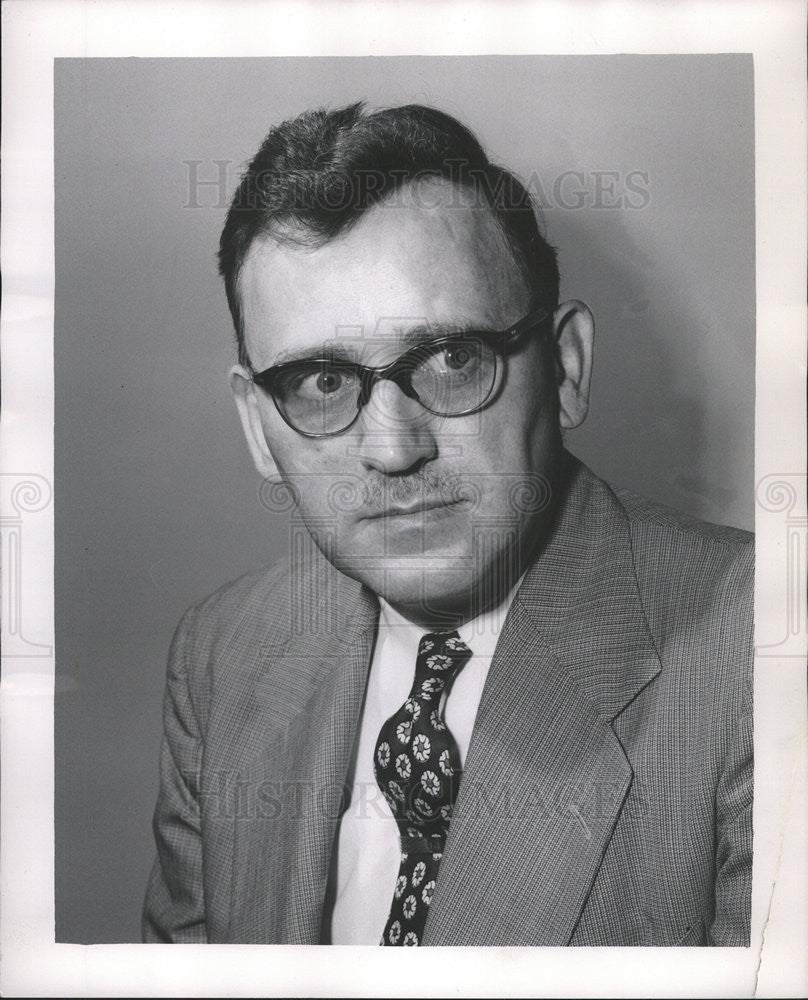 1954 Press Photo LOUIS DE BOER CHICAGO  HEART ASSISTANT - Historic Images