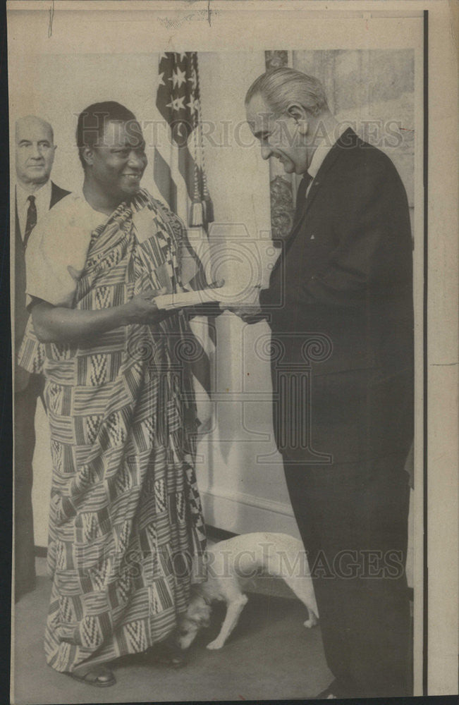 1967 Press Photo Ebenezer Debrah Ghana Ambassador - Historic Images