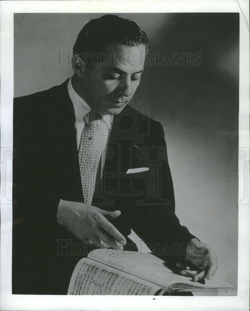 1965 Press Photo Eleazar De Carvalho Conductor - Historic Images