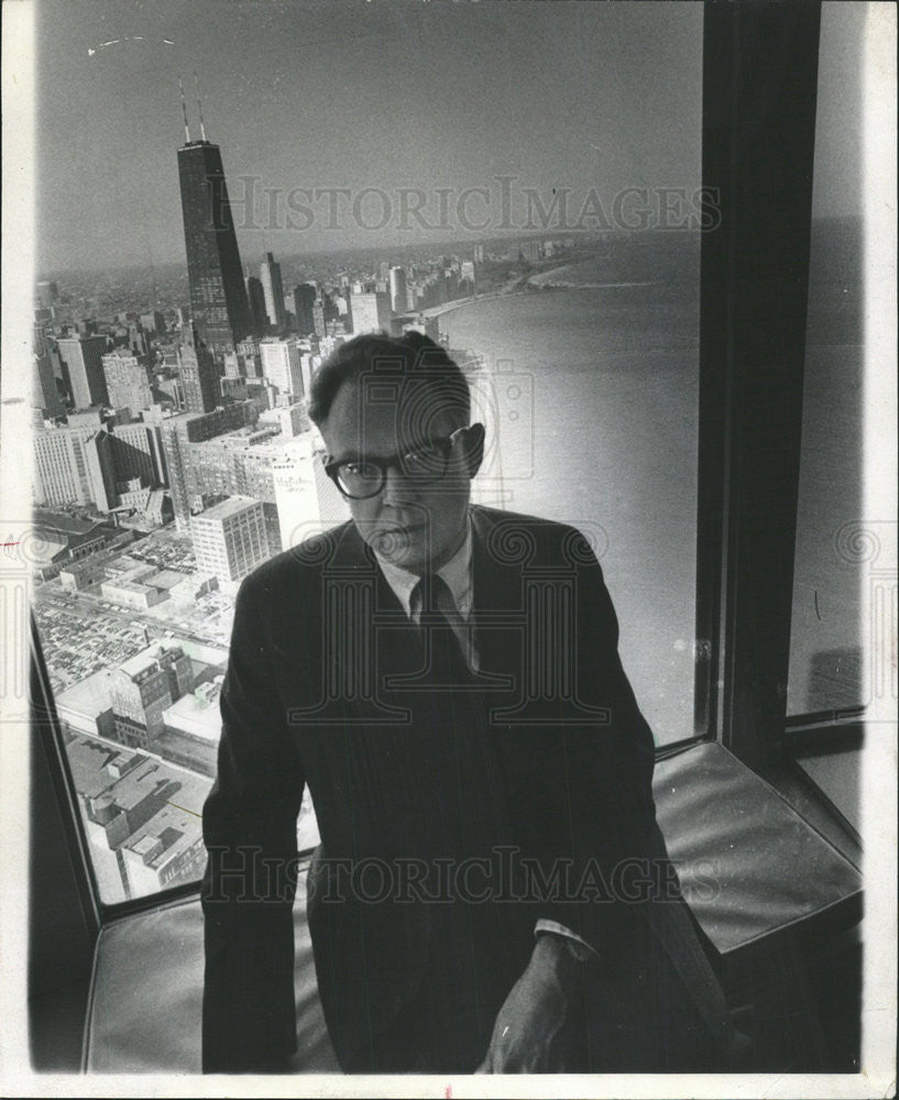 1969 Press Photo Dr Richard Wade Urban historian contemporary American city - Historic Images