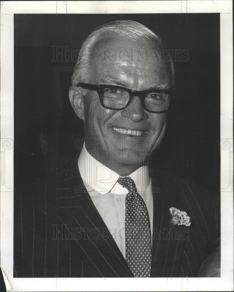 1967 Press Photo Executive Frederick G. Wacker Jr. - Historic Images